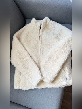 Best Made Co Wool Fleece Pullover Sherpa Quarter Zip Made Italy Men’s L